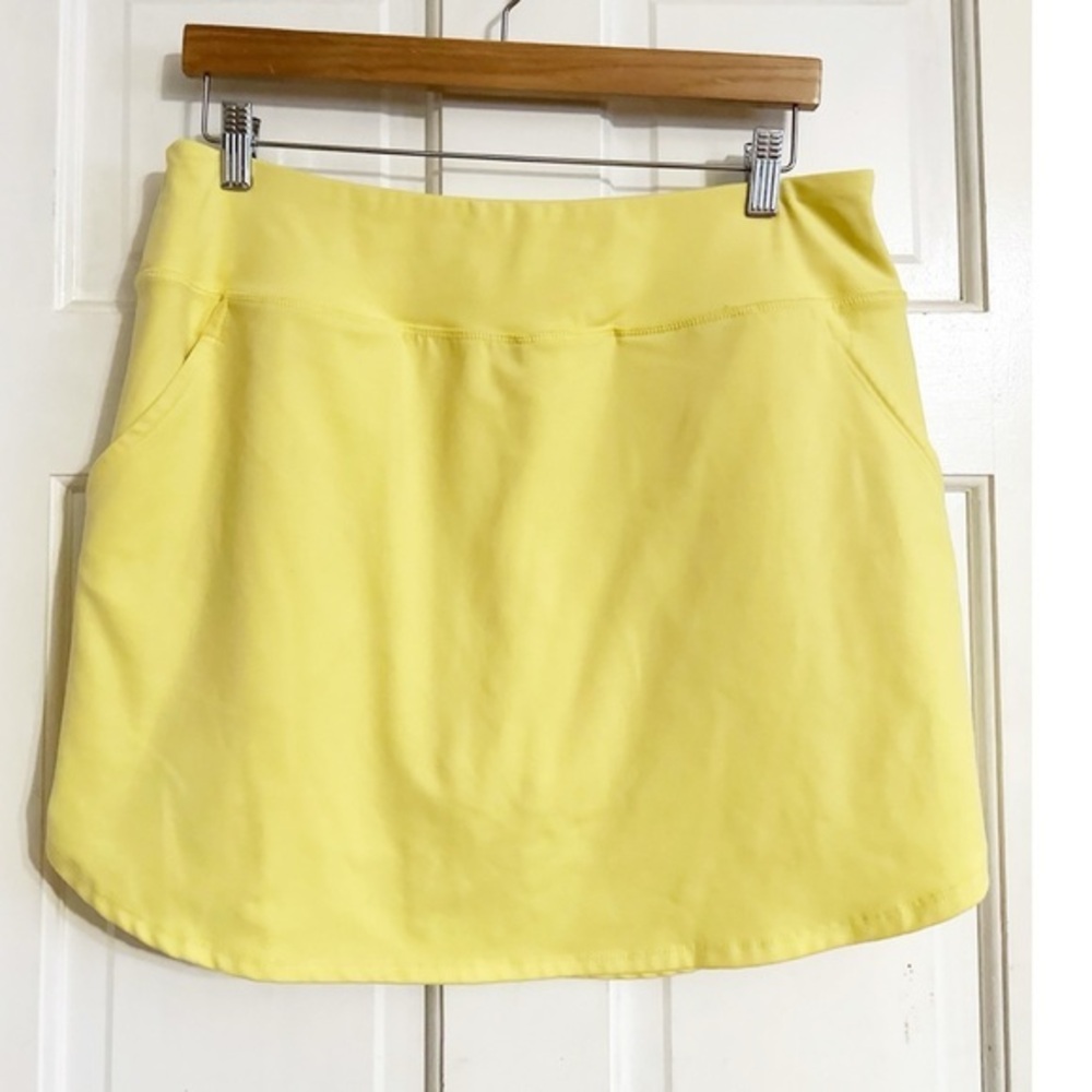 Cynthia Rowley Yellow Golf Tennis Skort Sz L